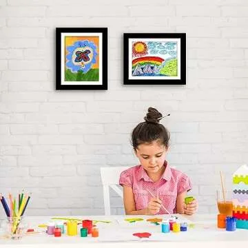 Americanflat Kids Art Frame Set of 2 - Display Up to 100 Masterpieces