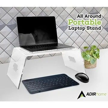 Stylish Acrylic Laptop Bed Tray for Comfort in Work and Play