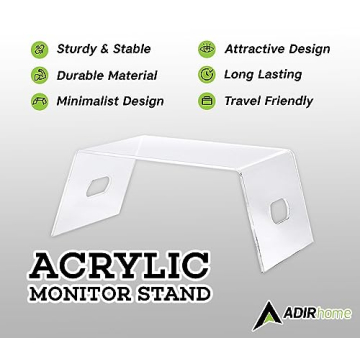 Stylish Acrylic Laptop Bed Tray for Comfort in Work and Play