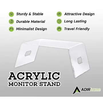 Stylish Acrylic Laptop Bed Tray for Comfort in Work and Play