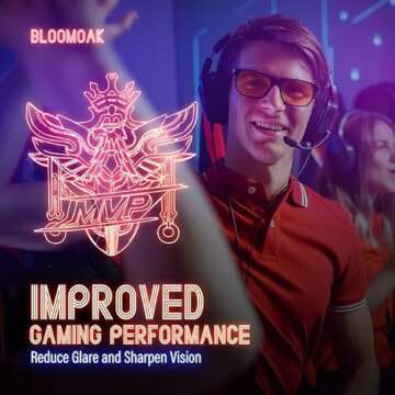 Bloomoak-99% Blue Light Blocking Glasses-Brown Tortoiseshell Sleep Glasses -Fashion Gaming Glasses -Suitable for Screens