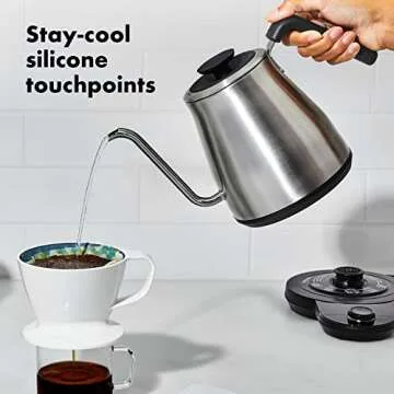 OXO Brew Gooseneck Electric Kettle for Perfect Brews