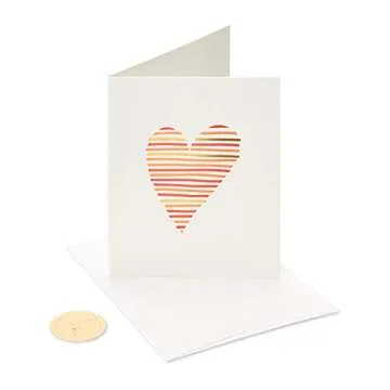Papyrus Romantic Blank Card for Anniversary and Friendship