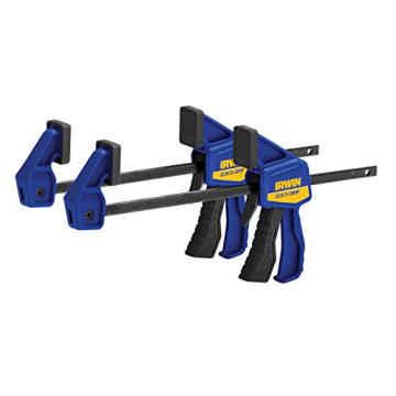 IRWIN QUICK-GRIP One-Handed Micro Bar Clamps 2 Pack