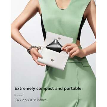 T-CORE Mini Portable Charger,Small 10000mAh Power Bank for Travel,USB c in/Out Fast Charging 3-in/Out Compact Battery Pack Compatible with ipone Samsung Galaxy and More