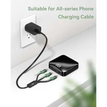 Portable T-CORE Mini Power Bank - 10000mAh Fast Charger