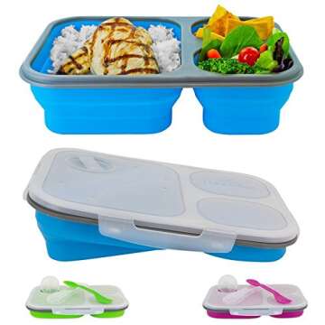 Collapsible Eco Silicone Lunch Box - Smart Planet EC-34
