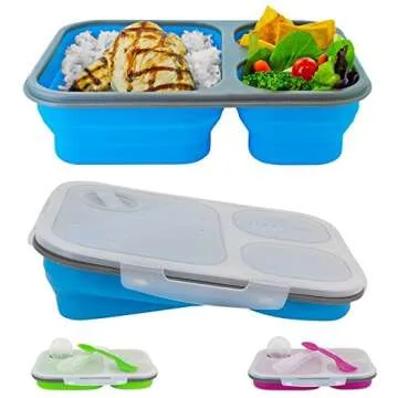 Collapsible Eco Silicone Lunch Box - Smart Planet EC-34