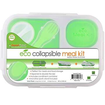 Collapsible Eco Silicone Lunch Box - Smart Planet EC-34