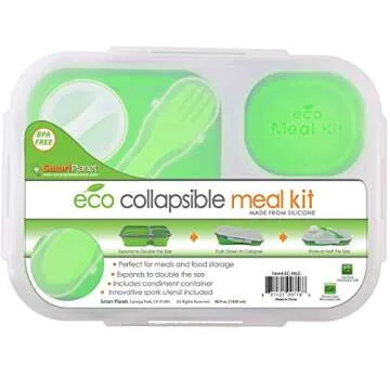 Collapsible Eco Silicone Lunch Box - Smart Planet EC-34