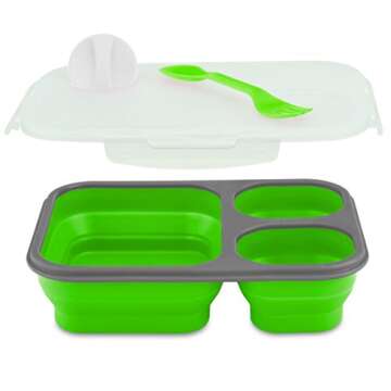 Collapsible Eco Silicone Lunch Box - Smart Planet EC-34