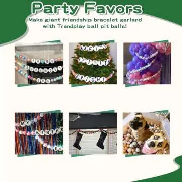 TRENDPLAY Star Ball Pit Balls - 100 Colorful Fun