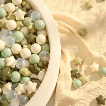 TRENDPLAY Star Ball Pit Balls - 100 Colorful Fun