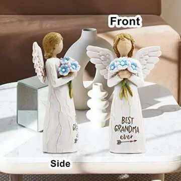 AUKEST Birthday Gifts for Grandma - Grandma Gifts for Christmas, Birthday, Gifts for Grandma, First Time Grandma Gifts, Great Best Grandma Gifts Sculpted Hand-Painted Figure