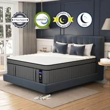 DIFAME 12 Inch Queen Mattress - Hybrid Comfort