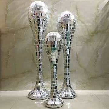 Roll REAL Glass Craft Mini Square Mirrors Mosaic Tiles for DIY Crafts,Ball,Home decoration (1.0M length)