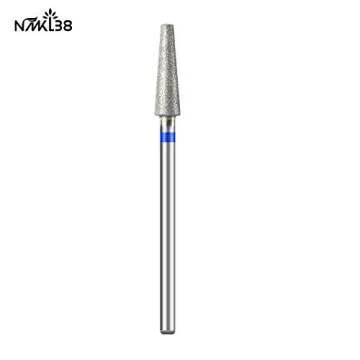NMKL38 Professional 3/32" Shank Size Cone Shape Carbide Bit Nail Cuticle Drill Bit for Manicure Pedicure Tools (Medium)