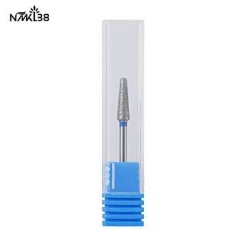 NMKL38 Professional 3/32" Shank Size Cone Shape Carbide Bit Nail Cuticle Drill Bit for Manicure Pedicure Tools (Medium)