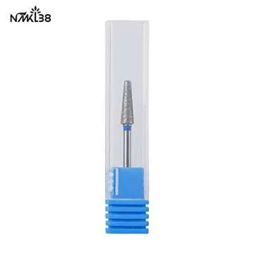 NMKL38 Professional 3/32" Shank Size Cone Shape Carbide Bit Nail Cuticle Drill Bit for Manicure Pedicure Tools (Medium)