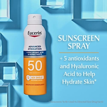 Eucerin SPF 50 Sunscreen Spray for Sensitive Skin