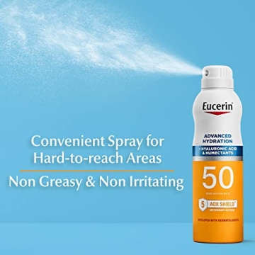 Eucerin SPF 50 Sunscreen Spray for Sensitive Skin