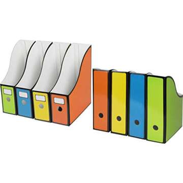 Simple Houseware Magazine File Holder Organizer Box - 12 Pack