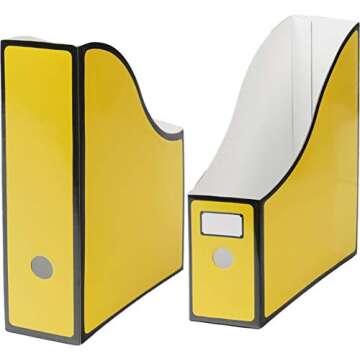 Simple Houseware Magazine File Holder Organizer Box - 12 Pack