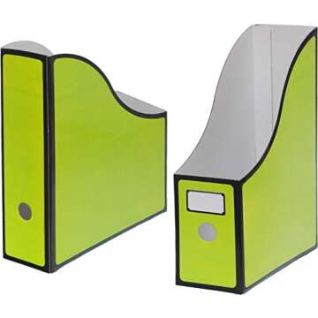 Simple Houseware Magazine File Holder Organizer Box - 12 Pack