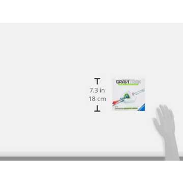 Raventrack Gravitrax Magnetic Cannon Accessory - Revolutionary Marble Run & STEM Toy | Perfect for Kids Age 8 & Up | Compatible Accessory for 2019 Toy of The Year Finalist Gravitrax Set