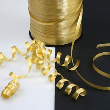 500 Yards Gold Curling Ribbon for Gift Wrapping and Crafts