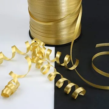 500 Yards Gold Curling Ribbon for Gift Wrapping and Crafts