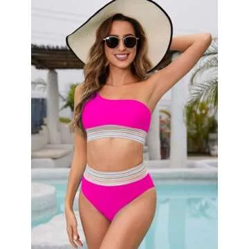 Scacto Women High Waisted Bikini Set - Stylish Swimwear