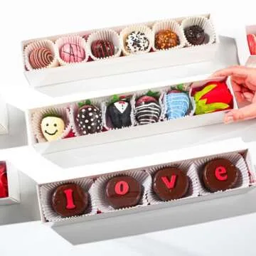 Elegant 50Pack Bakery Boxes for Gifts and Treats