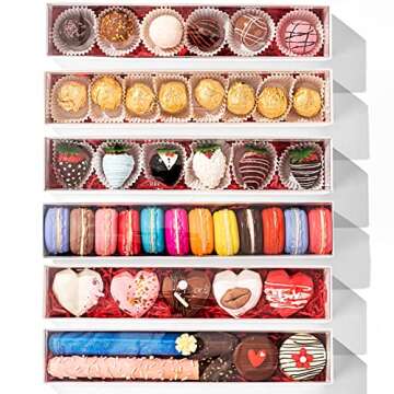 Elegant 50Pack Bakery Boxes for Gifts and Treats