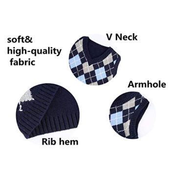 Hyipels Women's Sweater Vest - Trendy Y2K Knitted Crop Top