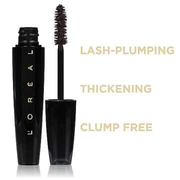 L'Oreal Paris Makeup Voluminous Plumping Mascara - Blackest Black