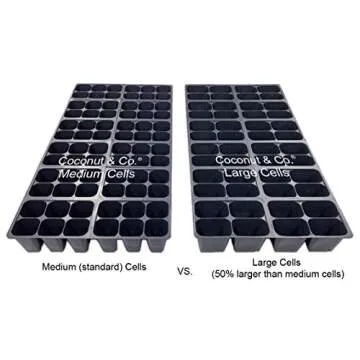 Coconut & Co. Seed Starter Trays - 480 Cells & Labels
