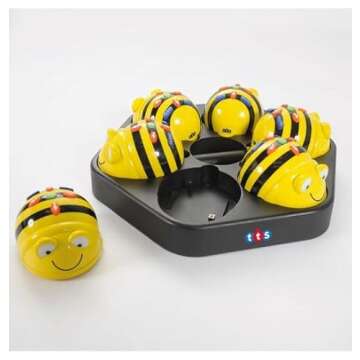 Bee Bot TTS 6 Coding Robots for Kids 8-12 with USB Docking Station, STEM Toy