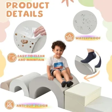 Merax Rainbow Soft Play Set for Toddlers and Kids