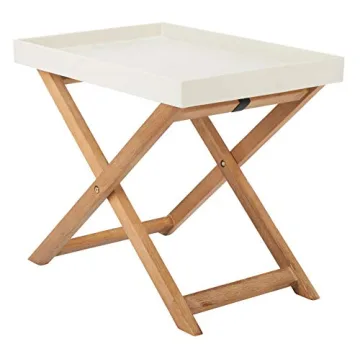 Stylish Safavieh Outdoor Terance Side Table with Tray Top