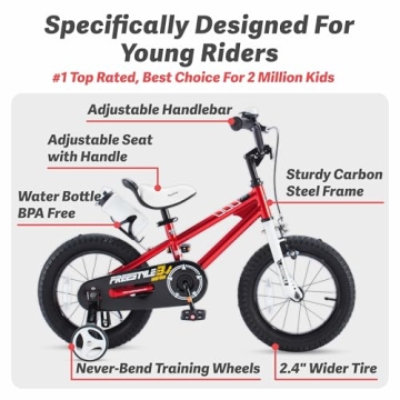 Buy RoyalBaby Freestyle Kids Bike 16 Inch - Red & Fun