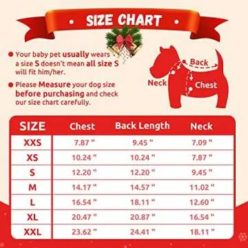 ABRRLO Ugly Christmas Dog Sweater for Festive Fun