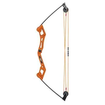 Bear Archery Apprentice Bow Set for Youth, Right Hand, Flo Orange