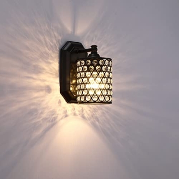 Modern Crystal Wall Sconce Set for Elegant Home Lighting