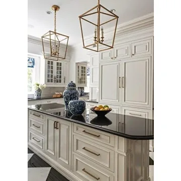 DecoMust Gold Lantern Fixture - Elegant Lighting for Every Room