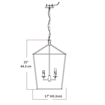 DecoMust Gold Lantern Fixture - Elegant Lighting for Every Room