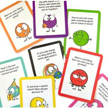 A Little SPOT 101 Get to Know Me Conversation Cards for Kids-Build Connections, Perfect Conversation...
