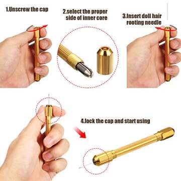 Doll Hair Rooting Holders for Crafting Enthusiasts