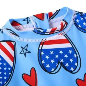 uideazone Baby Girls Swimsuit with UV Protection