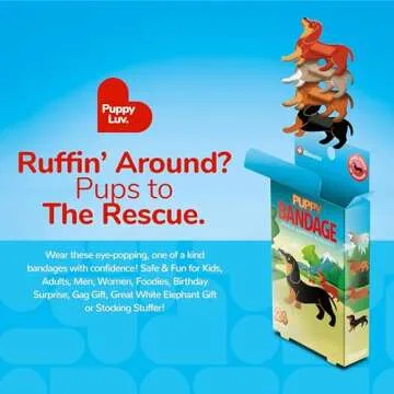BioSwiss Weiner Dog Bandages for Fun Wound Care